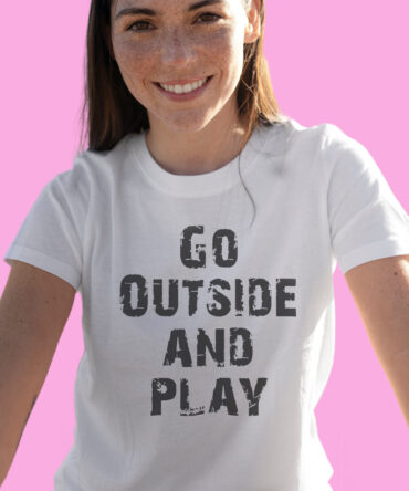 Outdoor Play Graphic Tee, Unisex Casual T-Shirt, Summer Shirt, Gift for Kids and Adults, Fun Outdoor Activity Apparel